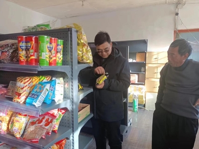 甘州區花寨鄉開展節前食品安全專項檢查，筑牢食品銷售安全防線